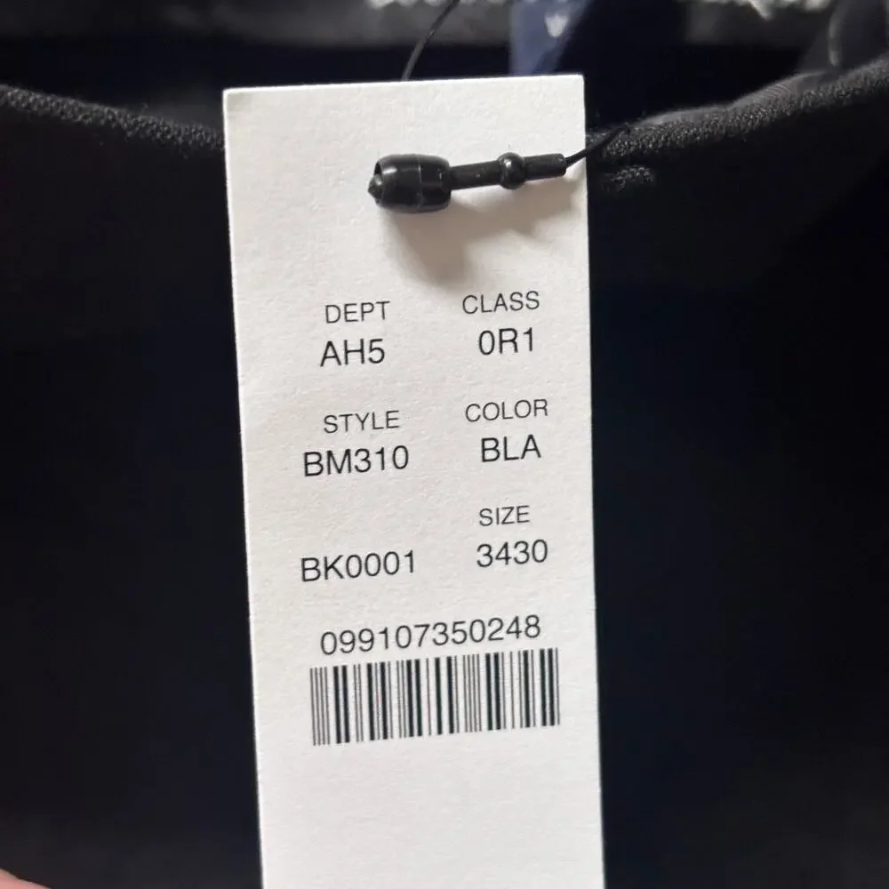 NWT J CREW LUDLOW BLACK SEERSUCKER SUIT SIZE 40